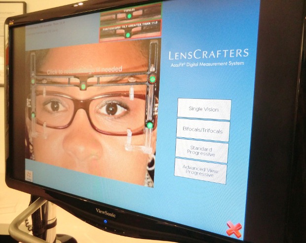 LensCrafters AccuFit (sm)