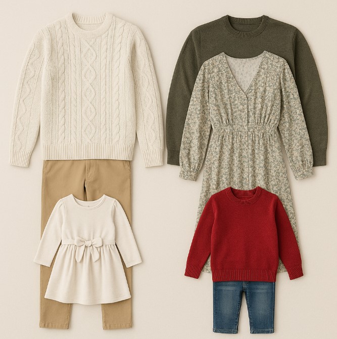 Lay outfit out together